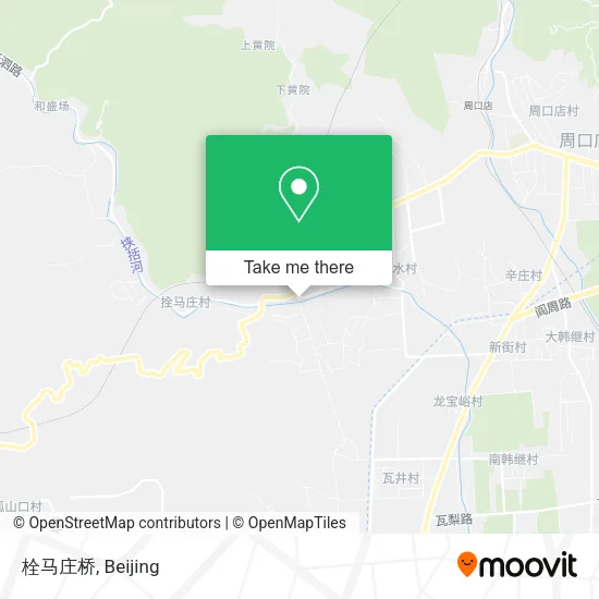 栓马庄桥 map