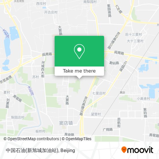 中国石油(新旭城加油站) map