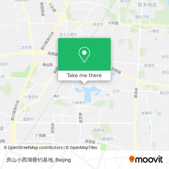 房山小西湖垂钓基地 map