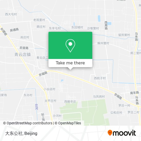 大东公社 map