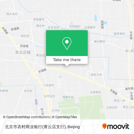 北京市农村商业银行(青云店支行) map