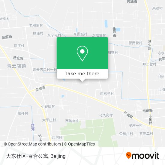 大东社区-百合公寓 map