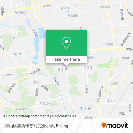 房山区窦店镇苏村完全小学 map