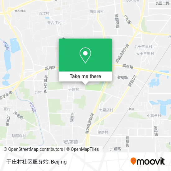 于庄村社区服务站 map