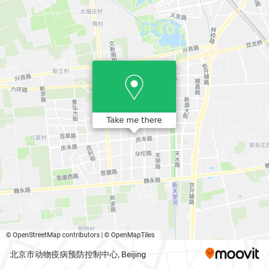北京市动物疫病预防控制中心 map