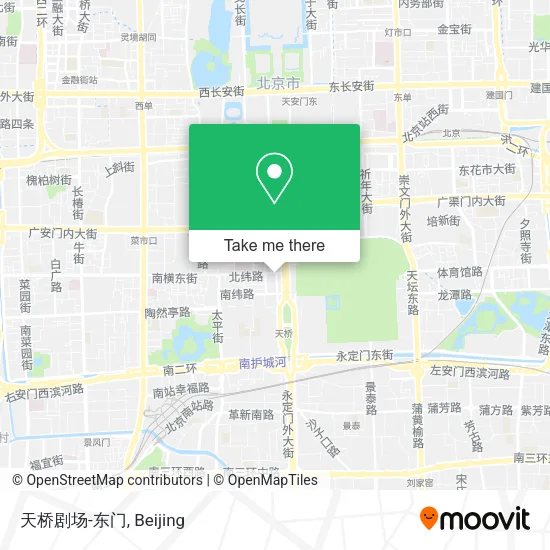天桥剧场-东门 map