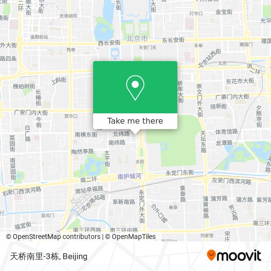 天桥南里-3栋 map