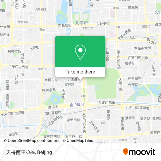 天桥南里-3栋 map