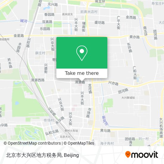 北京市大兴区地方税务局 map