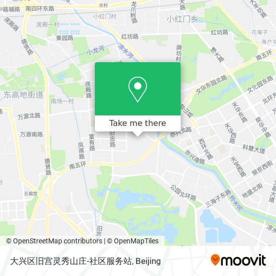大兴区旧宫灵秀山庄-社区服务站 map