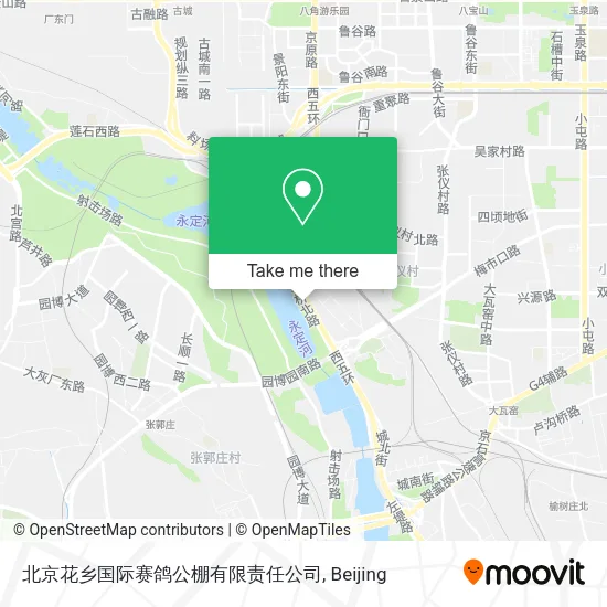 北京花乡国际赛鸽公棚有限责任公司 map