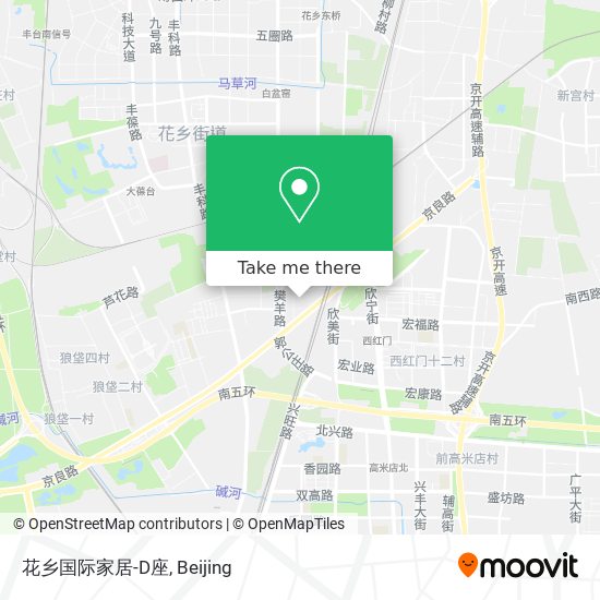花乡国际家居-D座 map