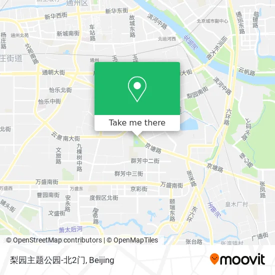 梨园主题公园-北2门 map
