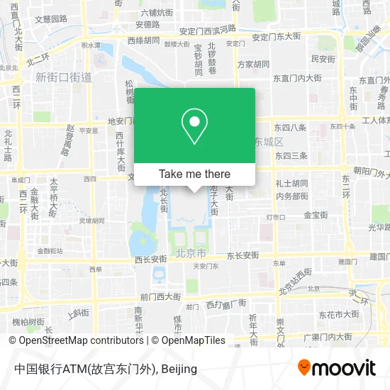 中国银行ATM(故宫东门外) map