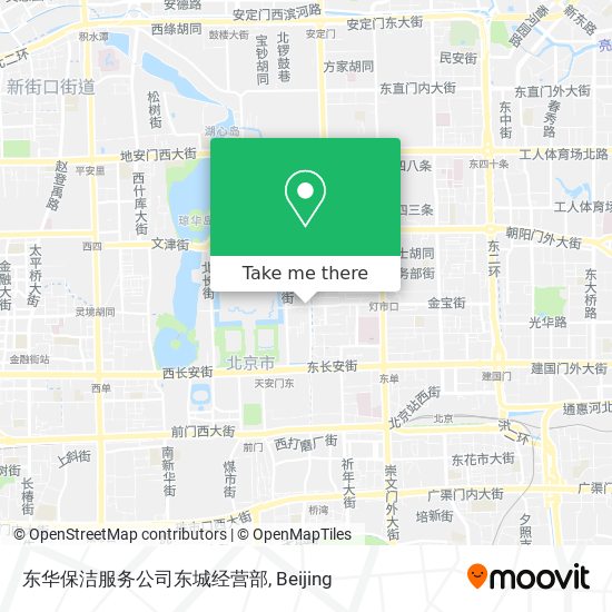 东华保洁服务公司东城经营部 map