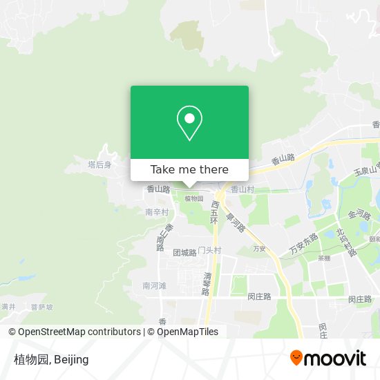 植物园 map