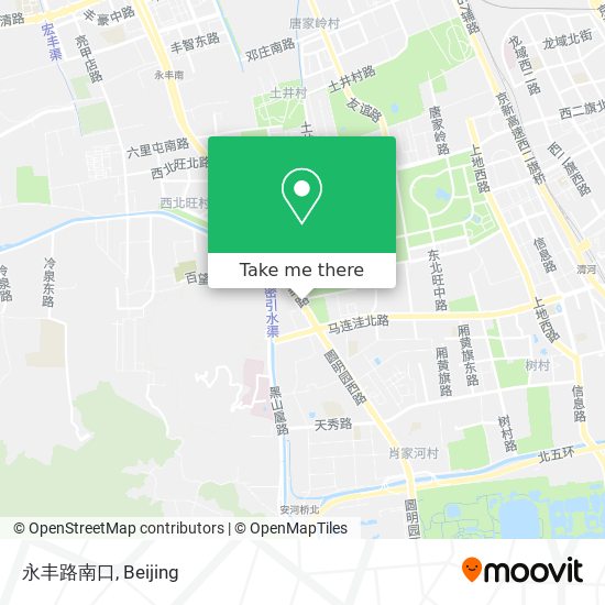 永丰路南口 map