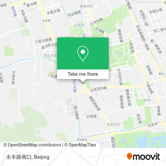 永丰路南口 map