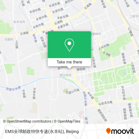 EMS全球邮政特快专递(永丰站) map