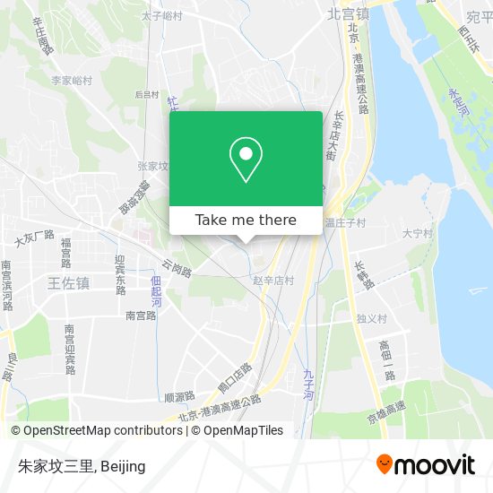 朱家坟三里 map