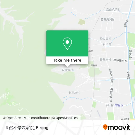 果然不错农家院 map