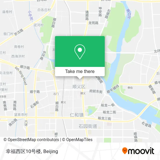 幸福西区10号楼 map