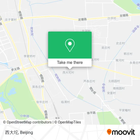 西大坨 map