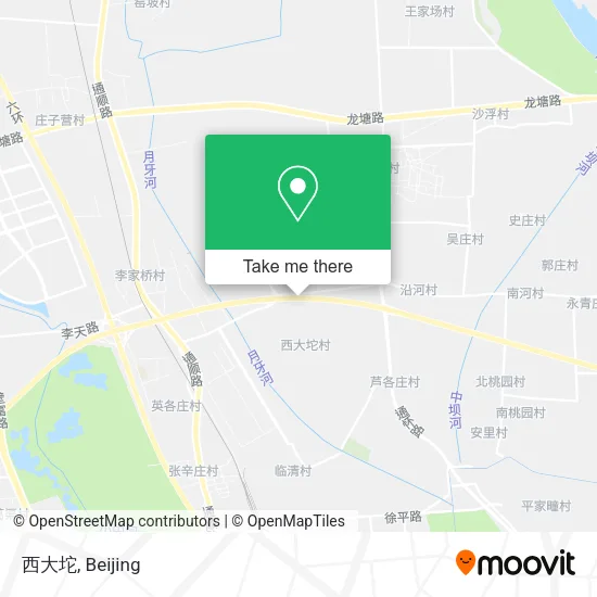 西大坨 map