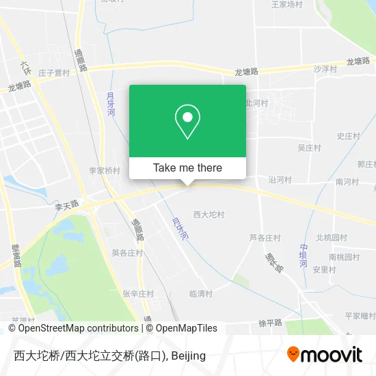 西大坨桥/西大坨立交桥(路口) map