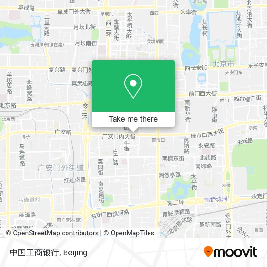 中国工商银行 map