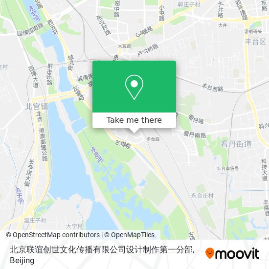 北京联谊创世文化传播有限公司设计制作第一分部 map