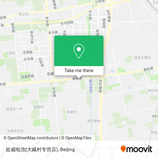 超威电池(大臧村专营店) map