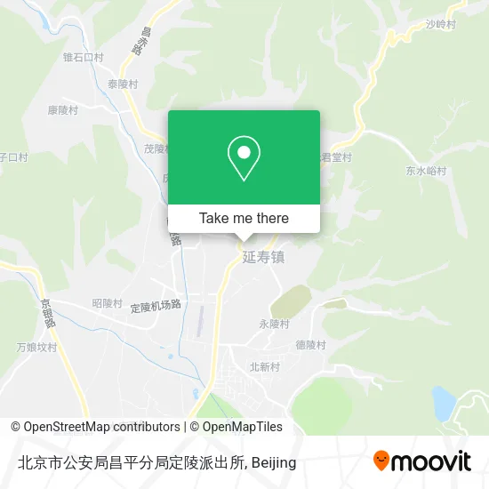 北京市公安局昌平分局定陵派出所 map