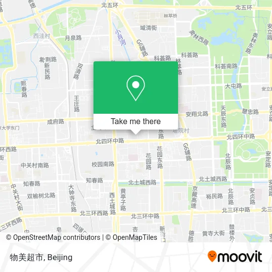 物美超市 map
