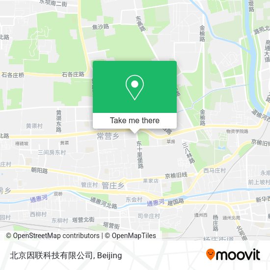 北京因联科技有限公司 map