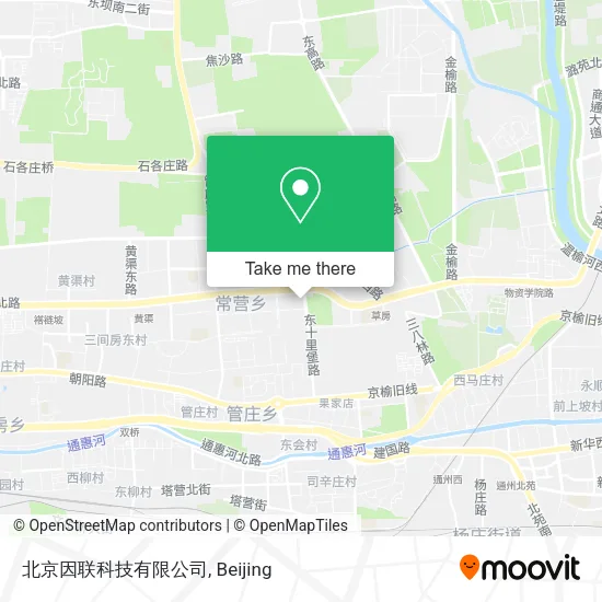 北京因联科技有限公司 map