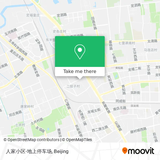 人家小区-地上停车场 map