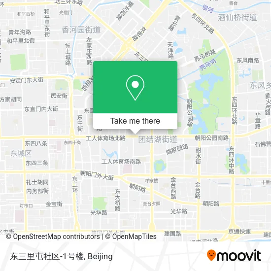 东三里屯社区-1号楼 map