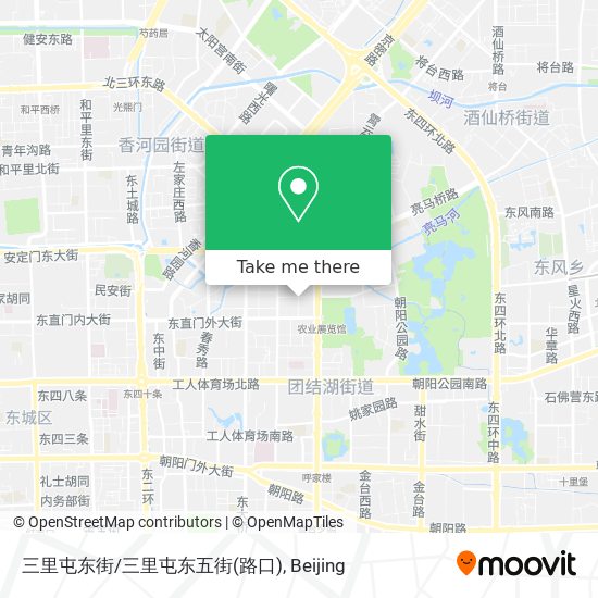 三里屯东街/三里屯东五街(路口) map