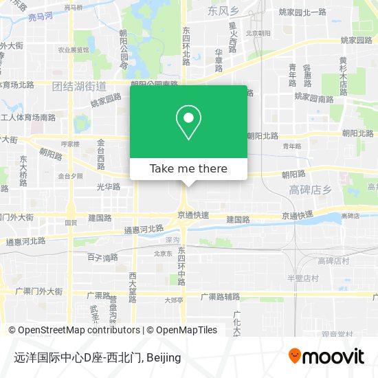 远洋国际中心D座-西北门 map