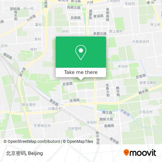 北京密码 map