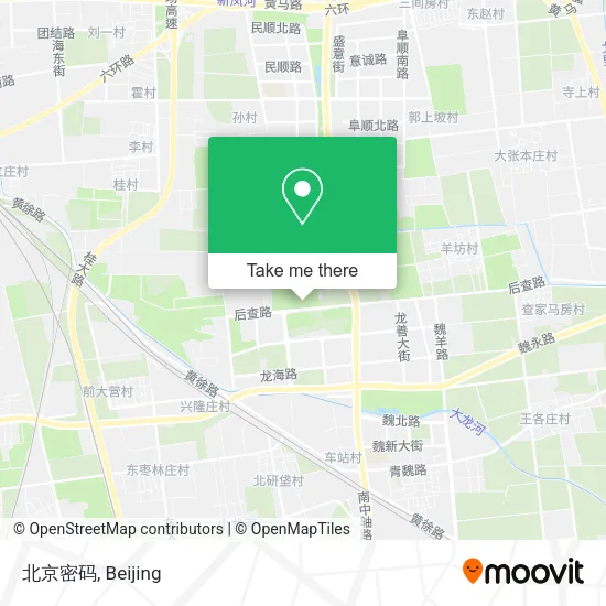 北京密码 map