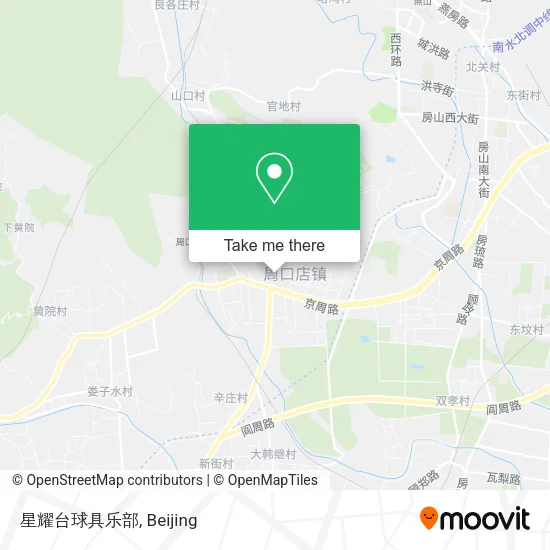 星耀台球具乐部 map