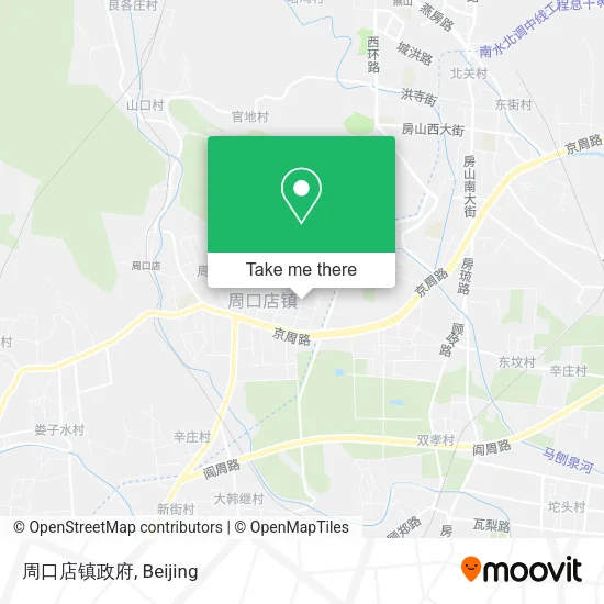 周口店镇政府 map