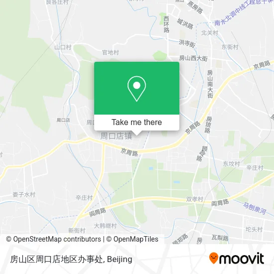 房山区周口店地区办事处 map