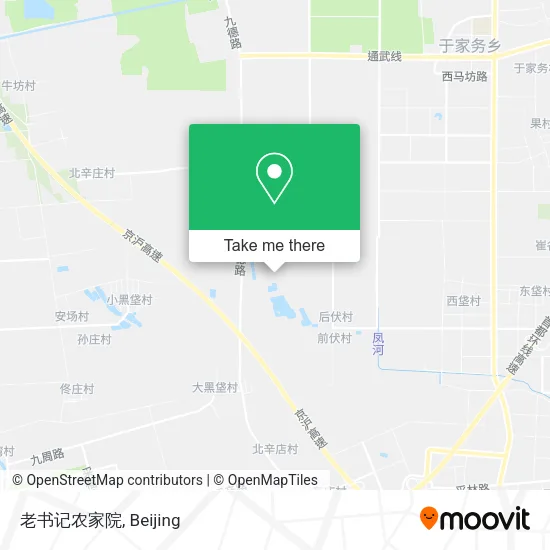老书记农家院 map