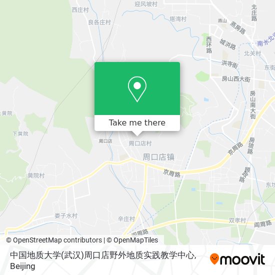 中国地质大学(武汉)周口店野外地质实践教学中心 map