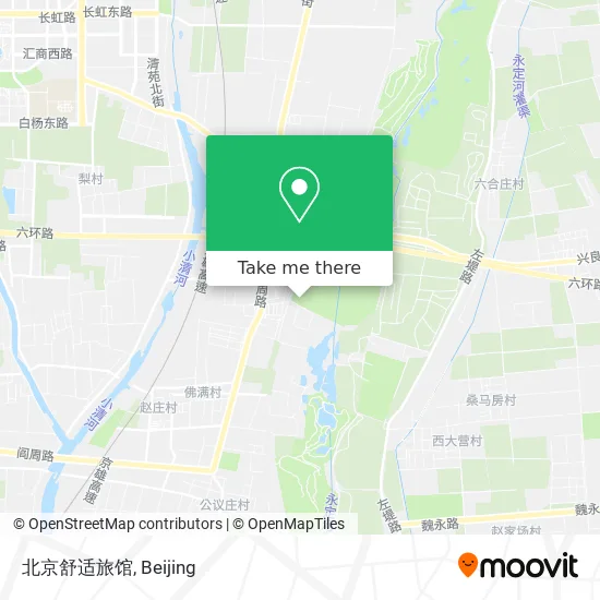 北京舒适旅馆 map