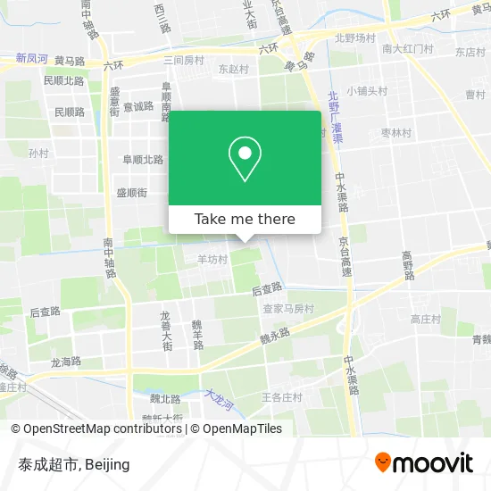 泰成超市 map