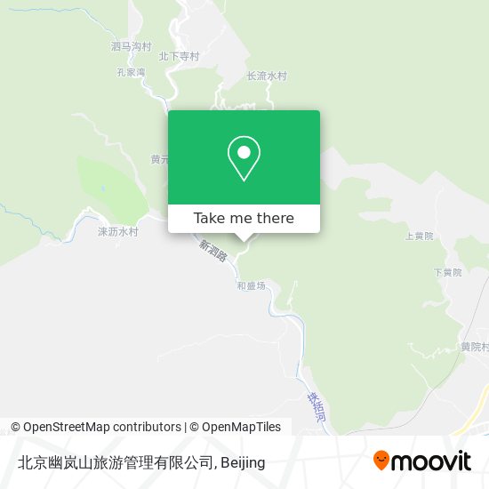 北京幽岚山旅游管理有限公司 map